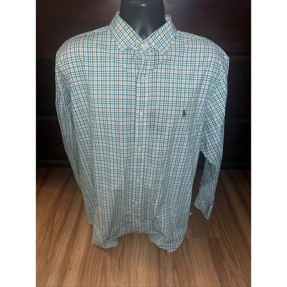 Ralph Lauren Other - Polo Ralph Lauren Shirt Mens Sz XXL Multicolor Plaid Classic Fit L/S Button Up